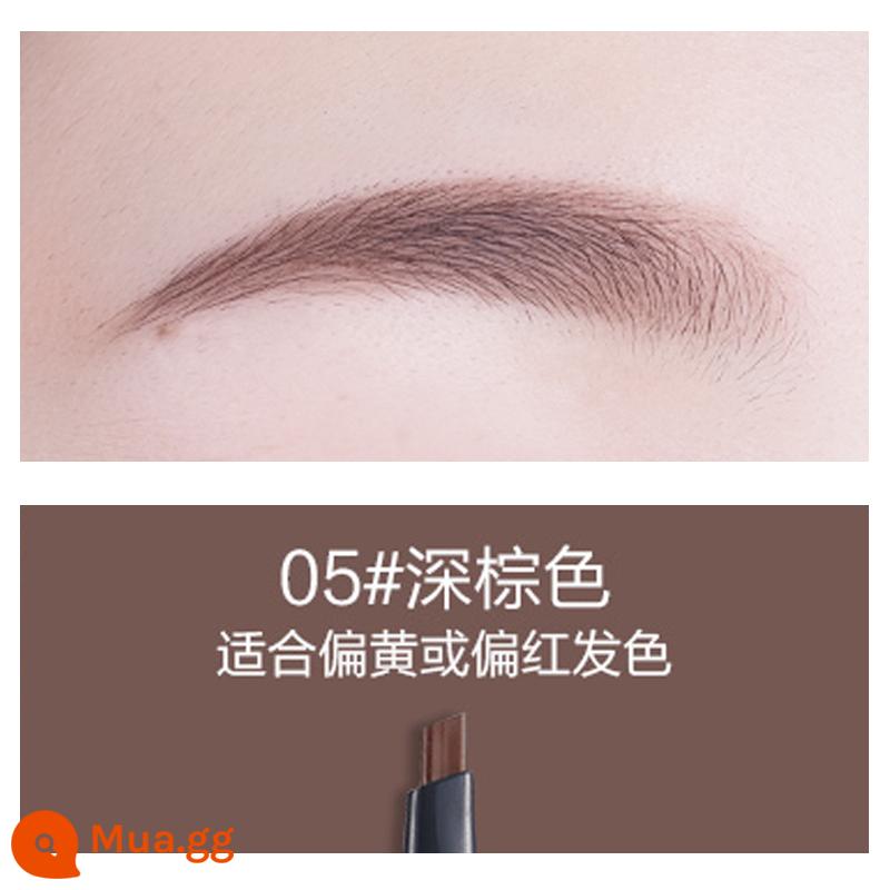 Chì kẻ mày Face Shop lâu trôi, không dễ phai, có gốc rõ ràng, thương hiệu lông mày hoang dã chính hãng hàng đầu cửa hàng chính thức - 5 # màu nâu sẫm