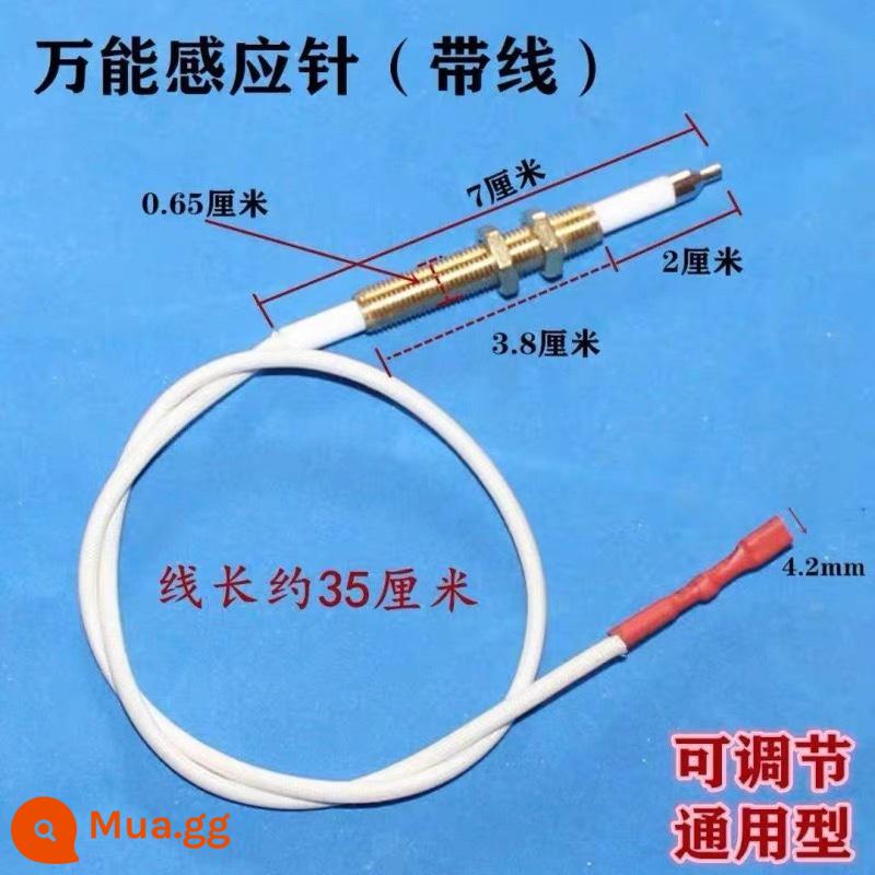 Đồng tay áo đa năng bếp gas đánh lửa cảm ứng kim bếp gas đánh lửa kim xung đánh lửa bếp gas đánh lửa kim - Với chân cảm biến đầu dây đồng