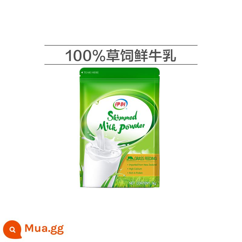 Cửa hàng hàng đầu Yili sữa bột gầy nhập khẩu chính hãng New Zealand Túi 1kg giàu thành phần canxi cao chỉ có sữa nguyên liệu - Sữa bột gầy nhập khẩu 1kg