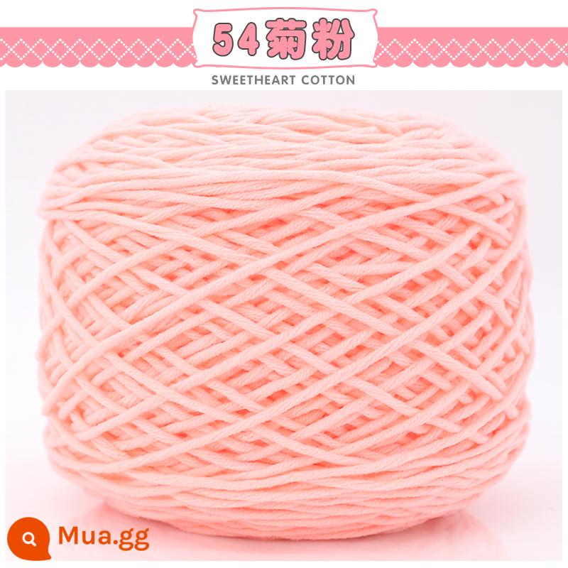 Người Yêu Của Cotton Len 8 Sợi Sữa Bông Len Bóng Dày Vừa Thảm Dệt Tay Sợi Nhung Đặc Biệt khăn Sợi Chỉ - Inulin 54