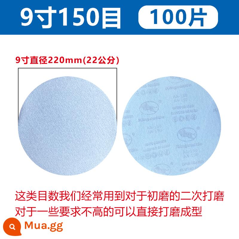 Tầm Ma Đổ Xô Giấy Nhám Xe Đánh Bóng 4 Inch 5 Inch Đánh Bóng Khô Máy Mài Tự Đĩa Gỗ Treo Tường Đồ Nội Thất - Nâu nhạt