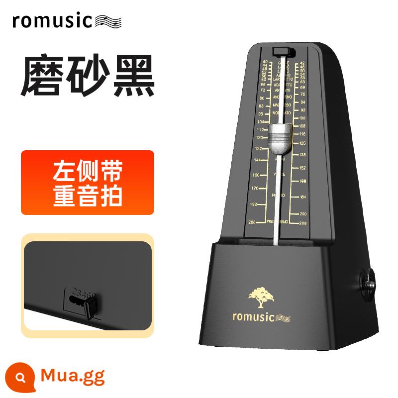 Romusic Cơ Máy Nhịp Piano Kiểm Tra Đặc Biệt Đàn Guitar Guzheng Vĩ Cầm Bầu Bầu Nhịp Điệu Đa Năng - R310 đen mờ