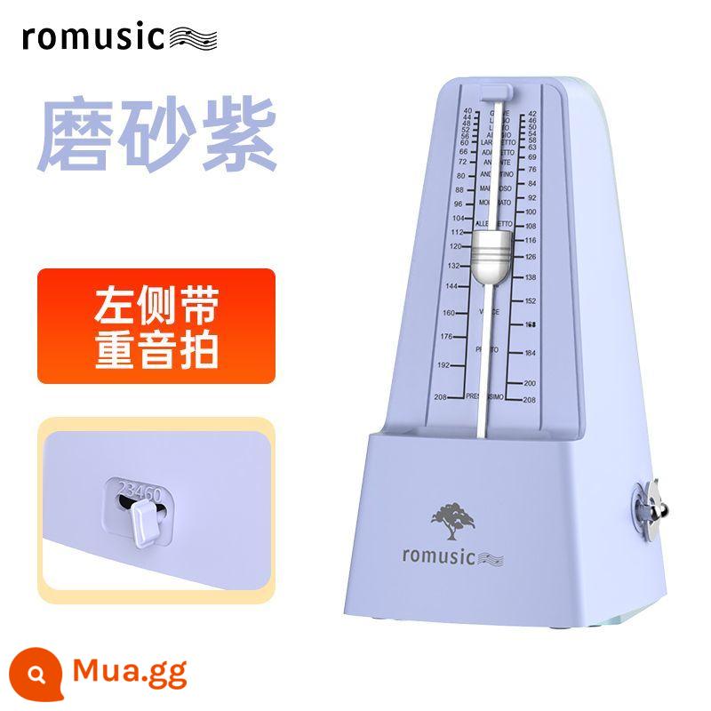 Romusic Cơ Máy Nhịp Piano Kiểm Tra Đặc Biệt Đàn Guitar Guzheng Vĩ Cầm Bầu Bầu Nhịp Điệu Đa Năng - R310 tím mờ