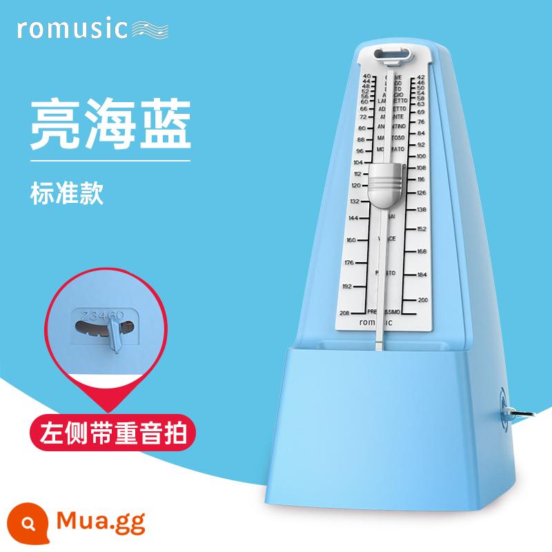 Romusic Cơ Máy Nhịp Piano Kiểm Tra Đặc Biệt Đàn Guitar Guzheng Vĩ Cầm Bầu Bầu Nhịp Điệu Đa Năng - Bề mặt bóng xanh R350