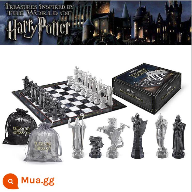 Harry Potter Ngoại Vi Viên Thuật Bộ Cờ Vua Board Game Bàn Cờ Đồ Chơi Ảo Thuật Gia Vật Trang Trí Cờ Vua Sáng Tạo - cờ vua phù thủy