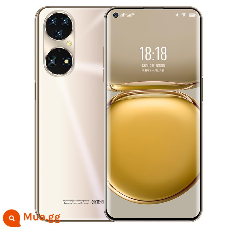 Mới i13Pro max đầy đủ Netcom 5g thông minh chính thức xác thực 12g + bộ nhớ 512G chơi game toàn màn hình sạc nhanh - Ouboxin X50 vàng sâm panh 7,9 inch 16G đang chạy