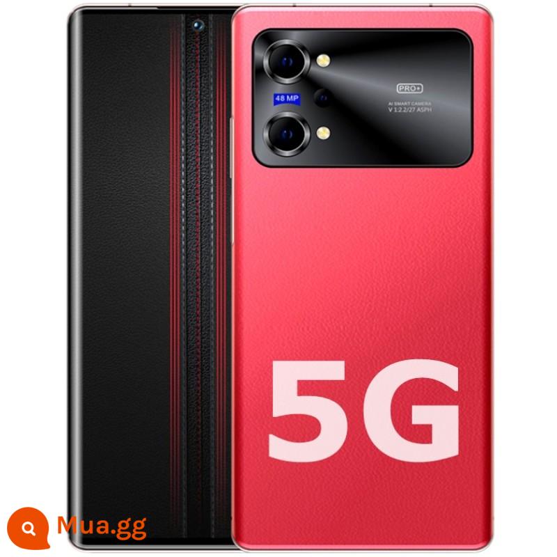 Mới i13Pro max đầy đủ Netcom 5g thông minh chính thức xác thực 12g + bộ nhớ 512G chơi game toàn màn hình sạc nhanh - 7.2 inch da thật doanh nhân V80 đỏ Trung Quốc 16G đã xuất xưởng