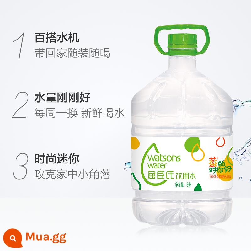 Nước cất của Watson 4.5L*4 thùng - 8L*2 thùng*2 hộp