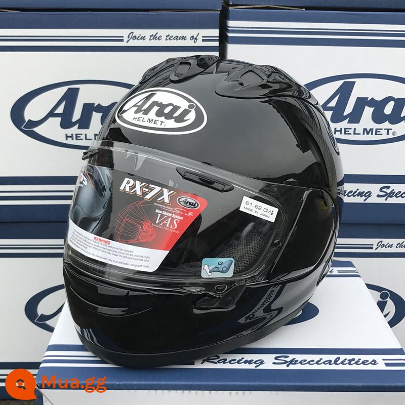 ARAI Nhập Khẩu Nhật Bản Đầu Máy Mũ Bảo Hiểm RX7X Đi GP Theo Dõi Người Chơi Full Mũ Bảo Hiểm Full Cover Đánh Thức Sư Tử - màu đen sáng