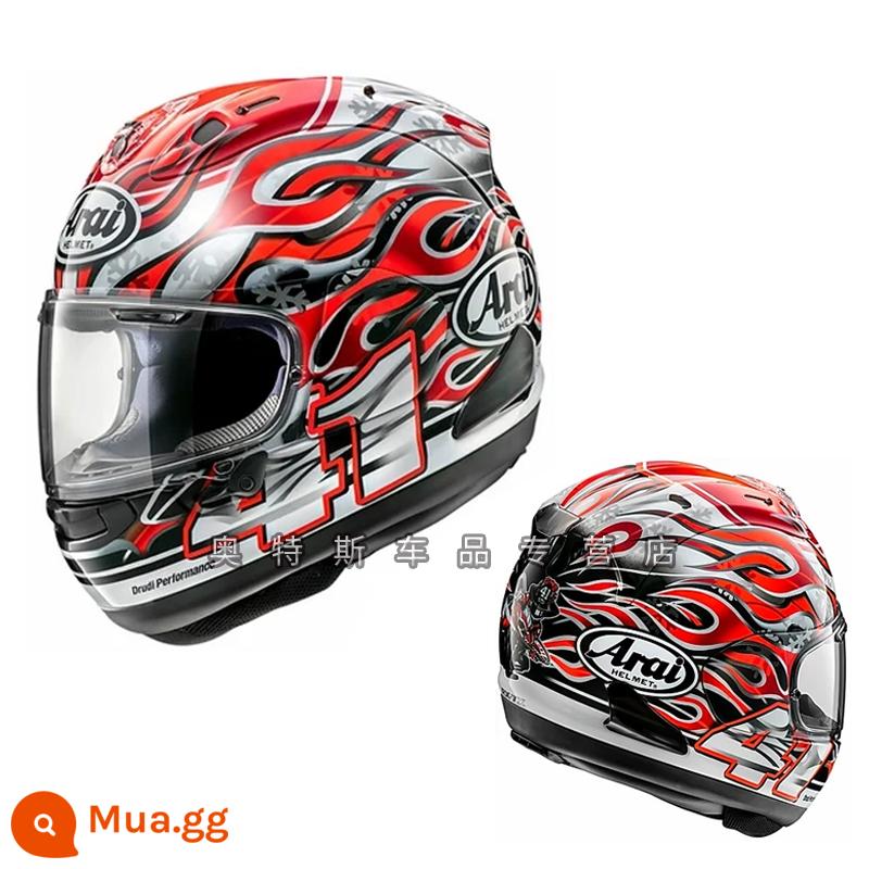 ARAI Nhập Khẩu Nhật Bản Đầu Máy Mũ Bảo Hiểm RX7X Đi GP Theo Dõi Người Chơi Full Mũ Bảo Hiểm Full Cover Đánh Thức Sư Tử - HAGA Fang He