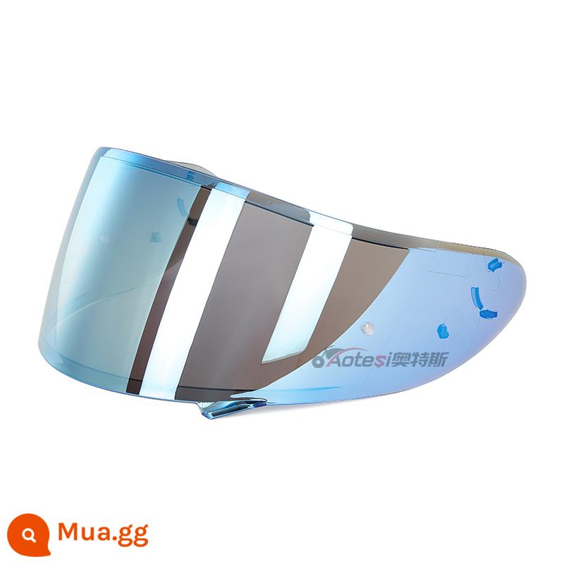 SHOEI ban đầu GT-AIR2 Z8 ADV X14 Z7 biểu tình mũ bảo hiểm mặt mũ bảo hiểm ống kính đổi màu - Ống kính màu xanh mạ điện X14/Z7