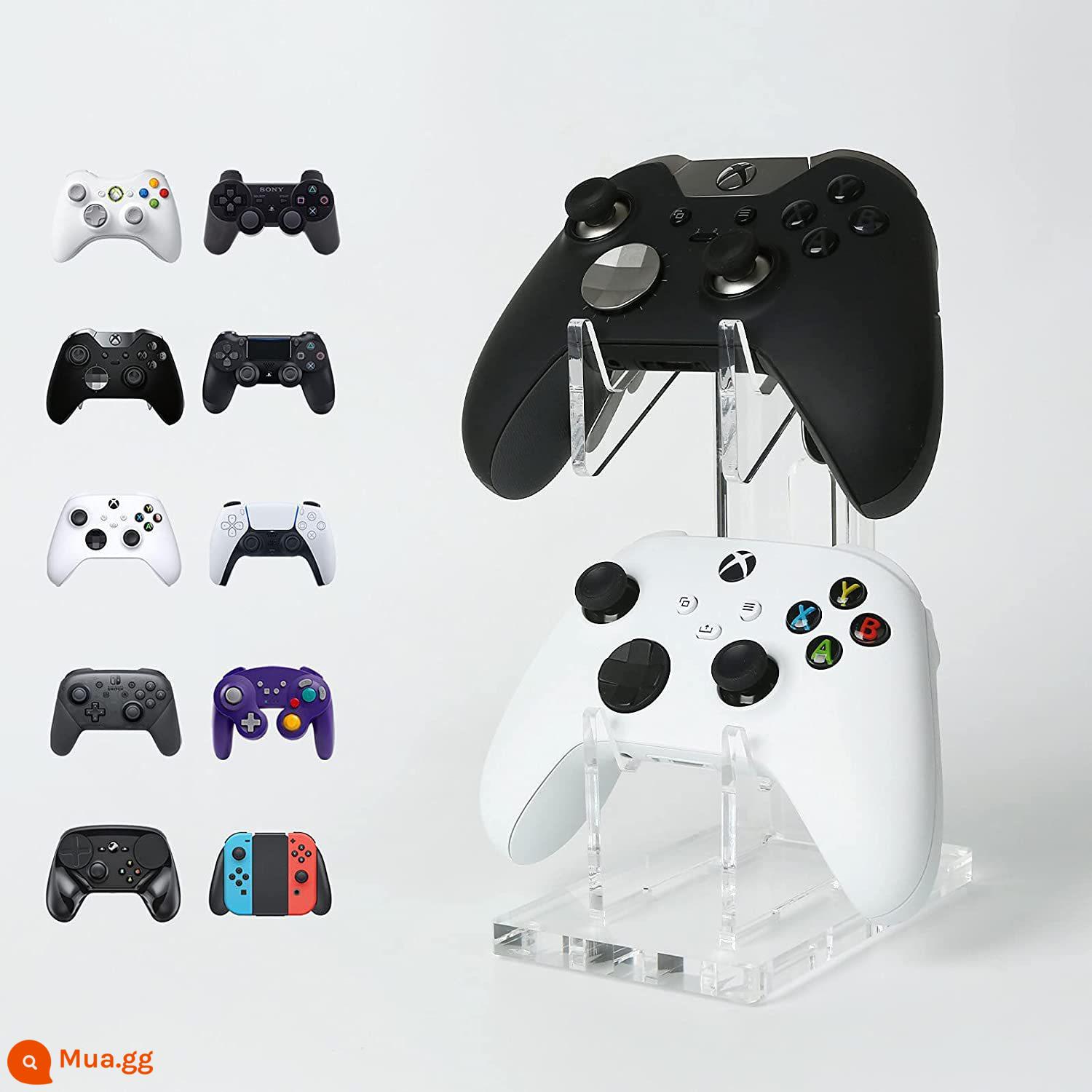 Tay Cầm Chơi Game PS5 Tay Cầm Tai Nghe Giá Đỡ Tai Nghe Đỡ Acrylic Bộ Điều Khiển Trò Chơi Phụ Kiện Đa Năng Giá Đỡ - Trong suốt - hai lớp