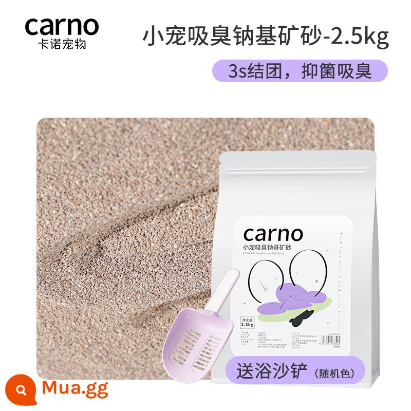 Kano Hamster Mùn Cưa Nước Tiểu Cát Khử Mùi Cát Không Bụi Phòng Tắm Vệ Sinh Chuột Hạt Cát Gấu Vàng Đặc Biệt Bộ Chăn Ga Gối - Xẻng cát tắm khoáng gốc natri 2,5kg trị giá 8,9