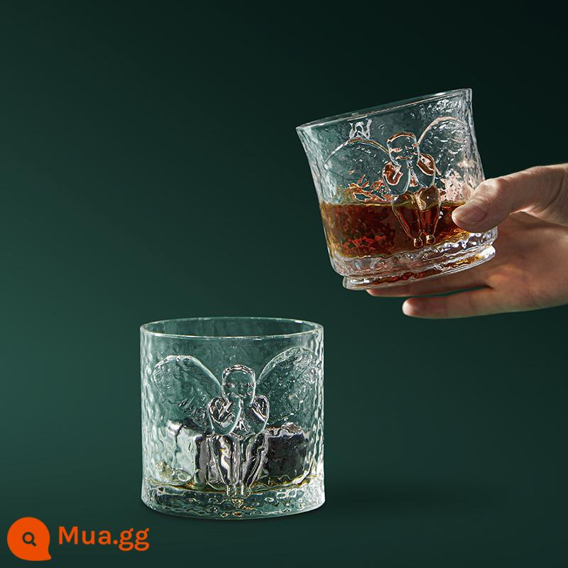 Cặp Đôi Nghệ Thuật Hiếm Whisky Cốc Nước Thủy Tinh Trung Quốc Lãng Mạn Hiện Đại Phước Lành Hộp Quà Tặng - Gói đôi whisky