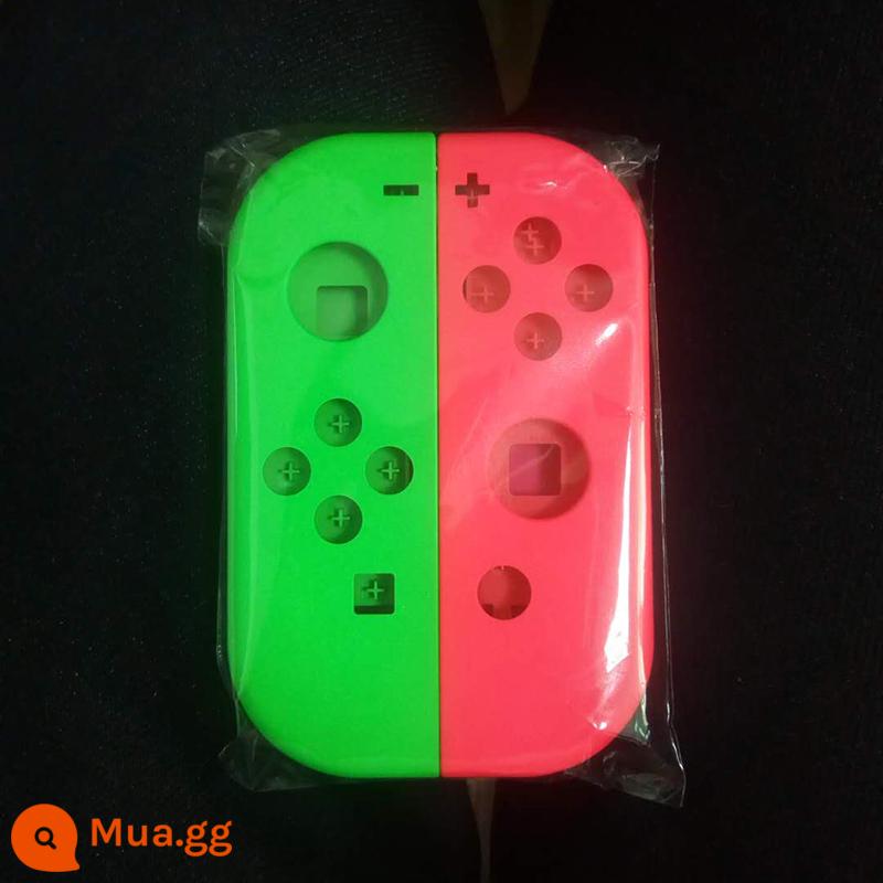 Tay cầm Nintendo Switch vỏ ban đầu joycon vỏ thay thế thủ công NS sửa chữa thay thế sửa đổi các bộ phận - Xanh trái, đỏ hồng phải (Splatoon) <Gửi công cụ>