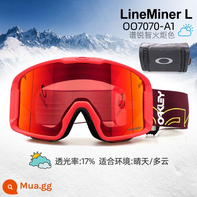 Oakley Oakley 24 kính trượt tuyết nam nữ mới LINEMINER 7070 kính trượt tuyết chống sương mù và chống gió - 70-A1