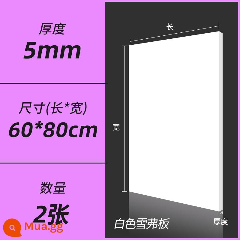 Hướng dẫn sử dụng bảng PVC vật liệu làm mô hình tự làm toàn bộ bảng xốp mật độ cao màu đen và trắng Chevron tùy chỉnh cắt bảng - Trắng 0,5 * 60 * 80CM (2 cái)