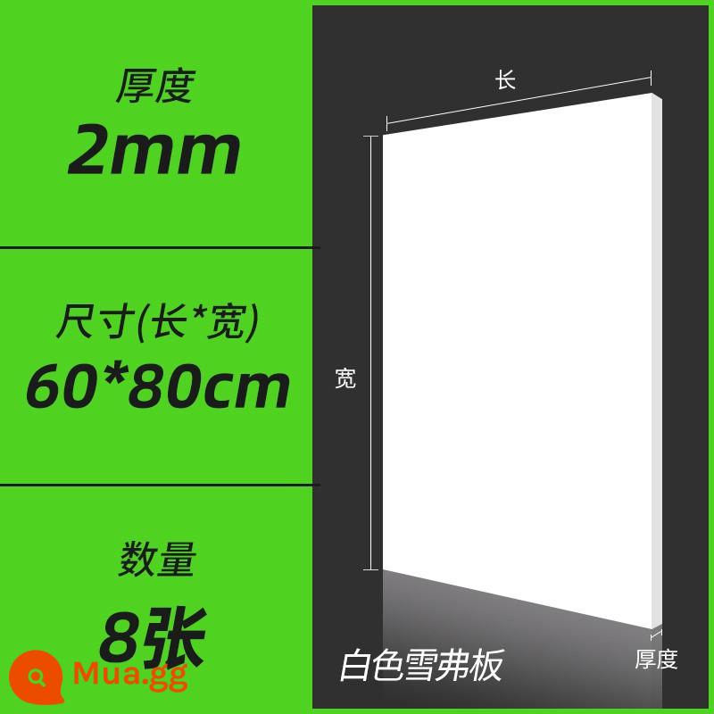 Hướng dẫn sử dụng bảng PVC vật liệu làm mô hình tự làm toàn bộ bảng xốp mật độ cao màu đen và trắng Chevron tùy chỉnh cắt bảng - Trắng 0,2 * 60 * 80cm (8 miếng)