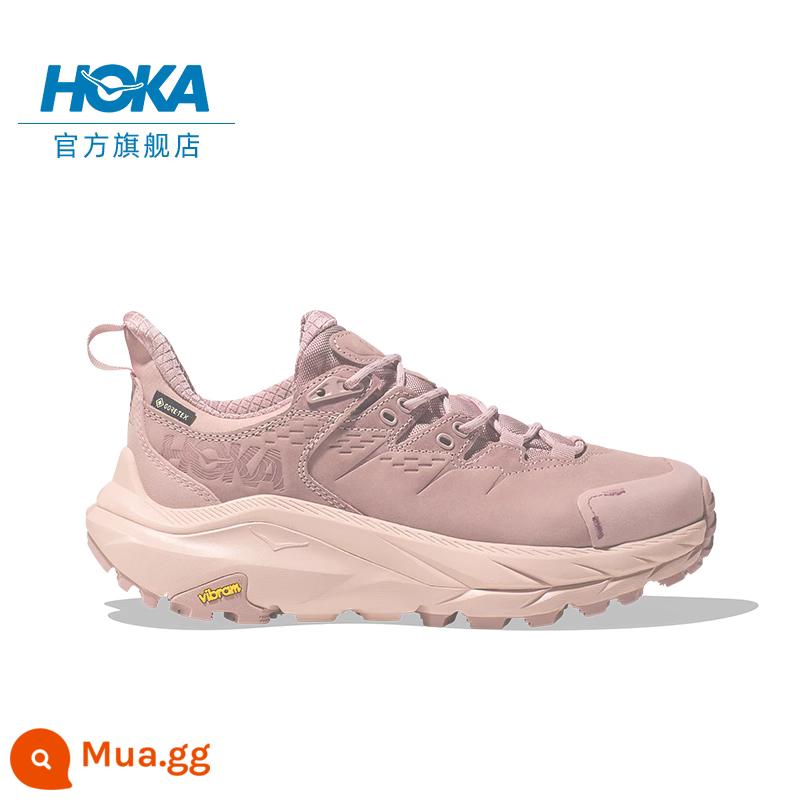 HOKA ONE ONE nam nữ thu đông KAHA 2 giày leo núi cổ thấp KAHA2 LOW GTX phiên bản chống nước ngoài trời - Màu hoa sen tím/hồng nhạt-nam, nữ