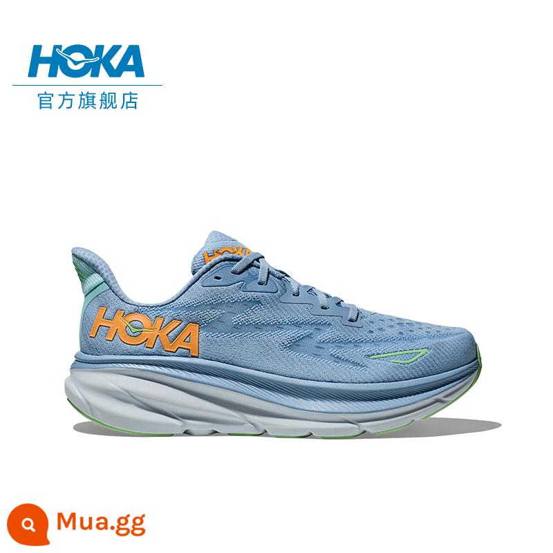 Giày chạy bộ nam HOKA ONE ONE Clifton 9 Clifton 9 C9 đệm, đàn hồi, nhẹ và thoáng khí - Chạng vạng/Màu xanh ma quái