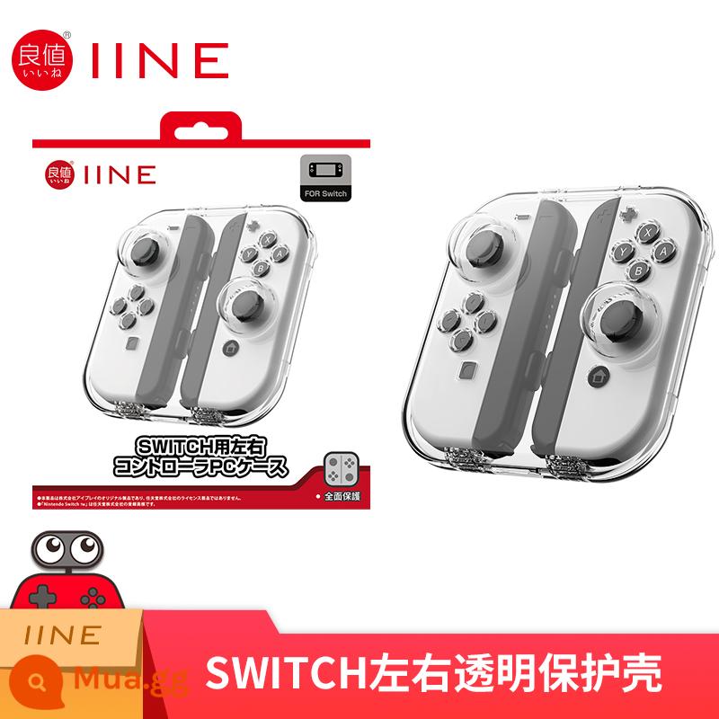 Giá tốt Hộp đựng tay cầm hai mảnh chuyển đổi trái và phải Hộp đựng tay cầm Joycon hộp bảo vệ từ tính PC từ tính trong suốt - Hộp hấp thụ từ tính của Bộ điều khiển JoyCon có giá trị tốt