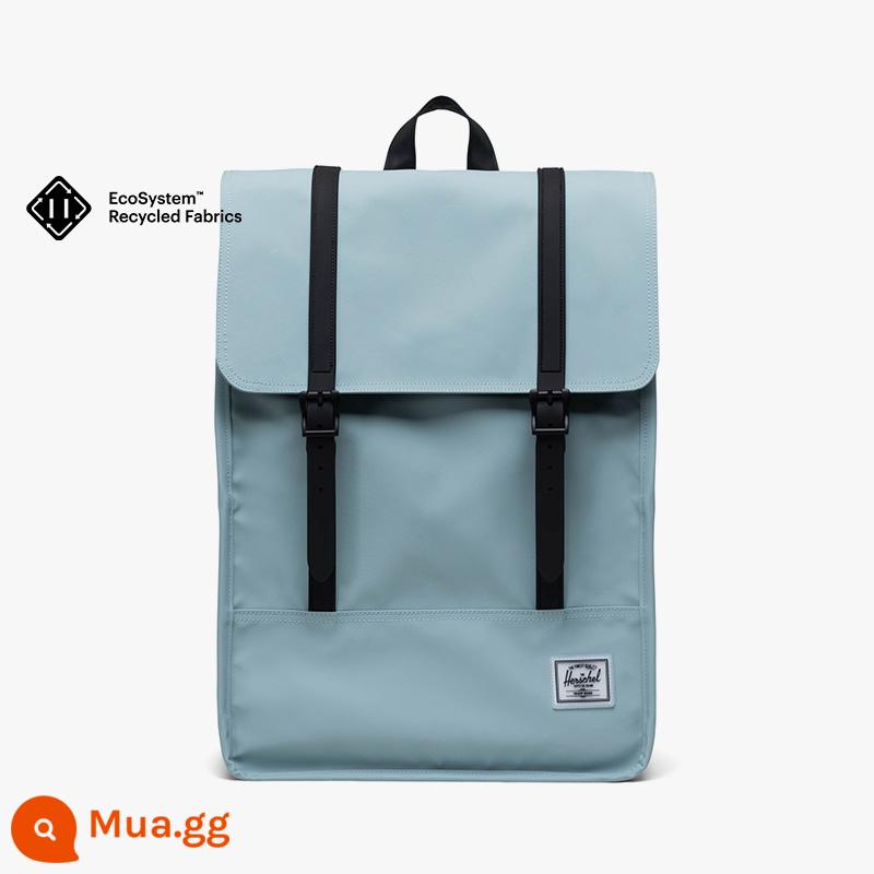 [38 Huanxin] Túi đựng máy tính ba lô nam nữ Herschel Hexing SURVEY II chống thấm nước và chống mưa - Cùng model với Chace - Xanh Viêng Chăn (màu mới 2023, size lớn 17,5L) laptop 15 inch