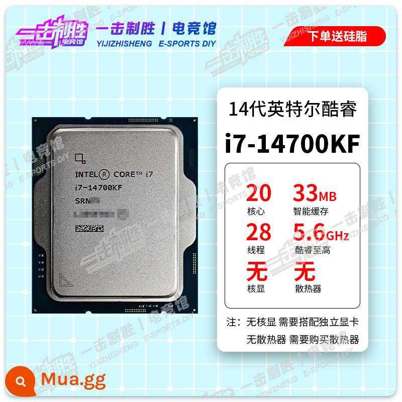 Inteli5 13600K/13400F i7 13700K/13700KF i9 13900K/13900KF - [thế hệ thứ 14] i7 14700KF chip rời mới