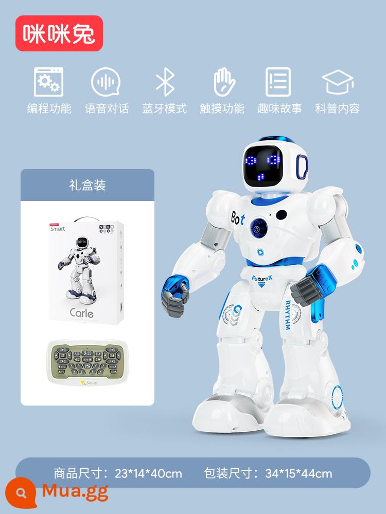 Robot Mimi thỏ thông minh điều khiển từ xa thoại thoại điện công nghệ cao nhảy múa đồ chơi trẻ em bé trai và bé gái quà tặng - [Vẻ đẹp công nghệ] Trách nhiệm về ngoại hình - cảm nhận niềm vui của thời đại trí tuệ nhân tạo