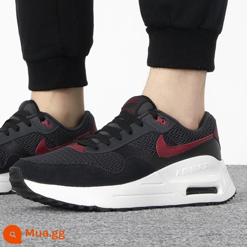 Nike Giày nam Nike mùa thu 2022 giày bố da mới giày thể thao giày thường giày chạy bộ retro 415445 - Đen|DM9537-003