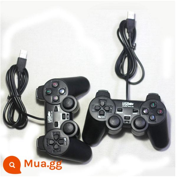 Gamepad máy tính USB có dây đơn đôi đỏ trắng máy FC arcade Contra King of Fighters Gohan Chick - 2 tay cầm rocker đơn