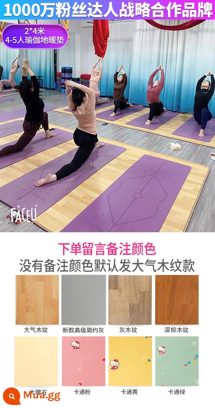 Thảm Tập Yoga Sàn Sưởi Ấm Hàn Quốc Graphene Carbon Tinh Thể Địa Nhiệt Điện Plus Làm Nóng Thảm Tập Yoga Thảm Nhà - Thảm sưởi sàn yoga graphene dành cho 4-5 người 2 * 4 mét