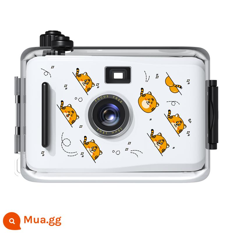 Máy ảnh phim crazy mini máy ảnh phim cổ điển không thấm nước không Polaroid ngày sinh viên quà tặng ins sáng tạo - nét mặt con hổ