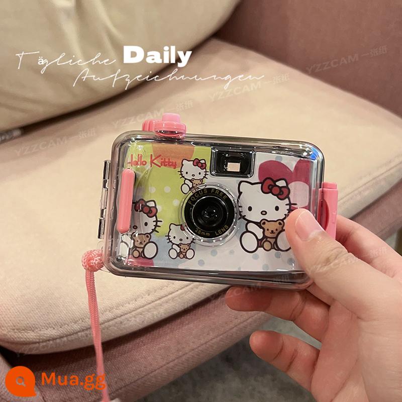 Máy ảnh phim crazy mini máy ảnh phim cổ điển không thấm nước không Polaroid ngày sinh viên quà tặng ins sáng tạo - Mèo KT Gấu Nhỏ