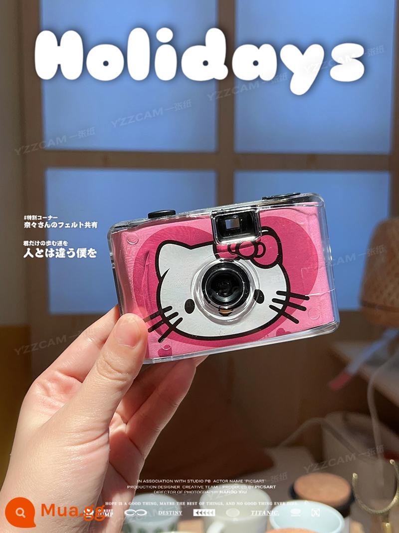 Máy ảnh phim crazy mini máy ảnh phim cổ điển không thấm nước không Polaroid ngày sinh viên quà tặng ins sáng tạo - Yêu mèo KT