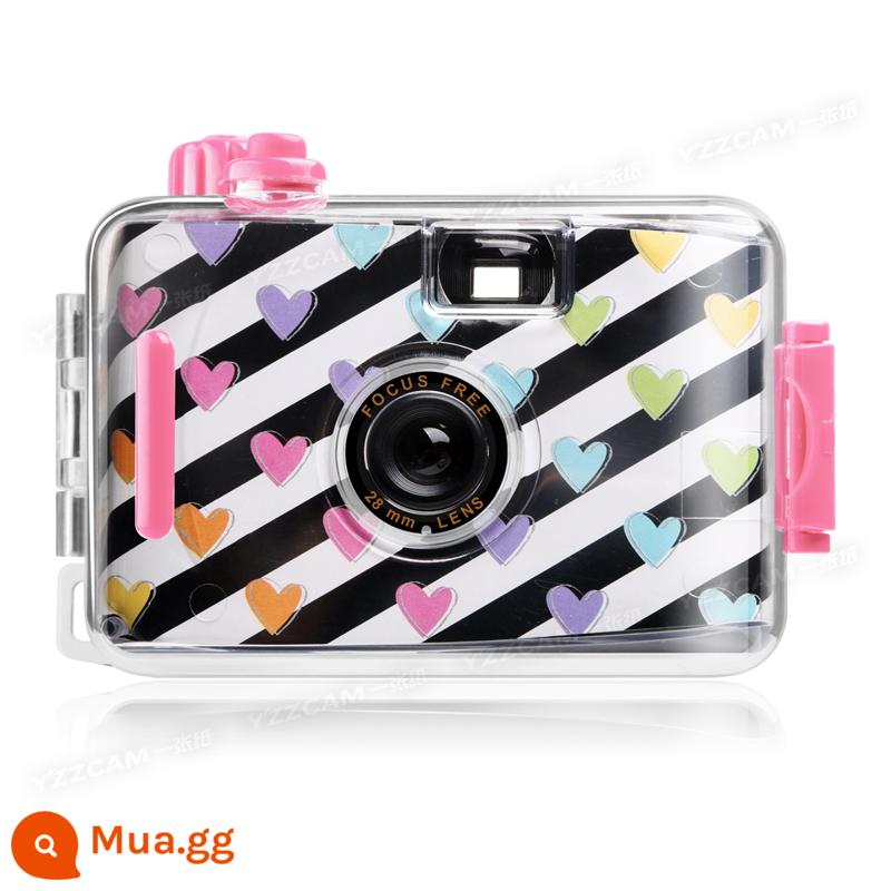 Máy ảnh phim crazy mini máy ảnh phim cổ điển không thấm nước không Polaroid ngày sinh viên quà tặng ins sáng tạo - yêu và quý