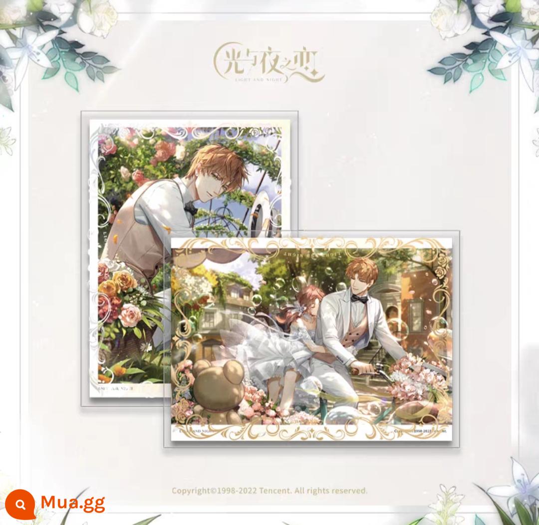 Spot Light and Night Love Flowers and Prologue Kỷ niệm ngày cưới Huy hiệu thung lũng Baji Collection Card Photo Card - Thẻ sưu tập Xia Mingxing 10*14cm