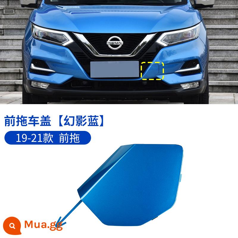 Thích hợp cho 09-21 Vỏ xe kéo Nissan Qashqai cản trước cản trước xe kéo móc dây kéo - 19-21 Qashqai kéo trước [Phantom Blue]