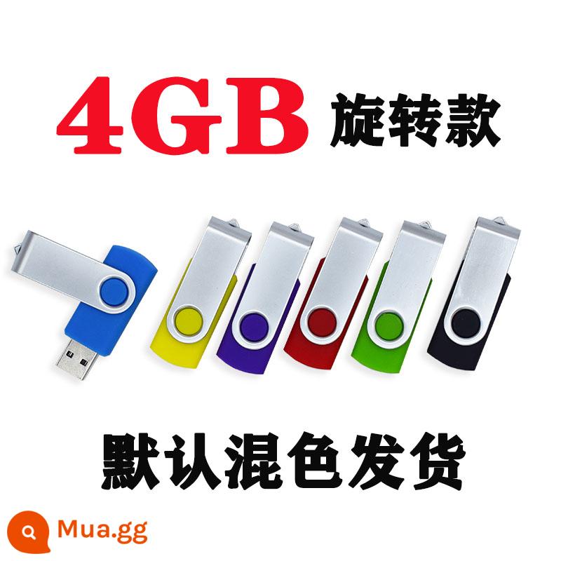 Bán Buôn Dung Lượng Nhỏ Dịu Dàng Ổ Bút 128MB 512M 1G 2G 4G 8G 16G Dịu Dàng Tài Liệu USB Bút Tùy Chỉnh LOGO - 4[G] Kiểu quay