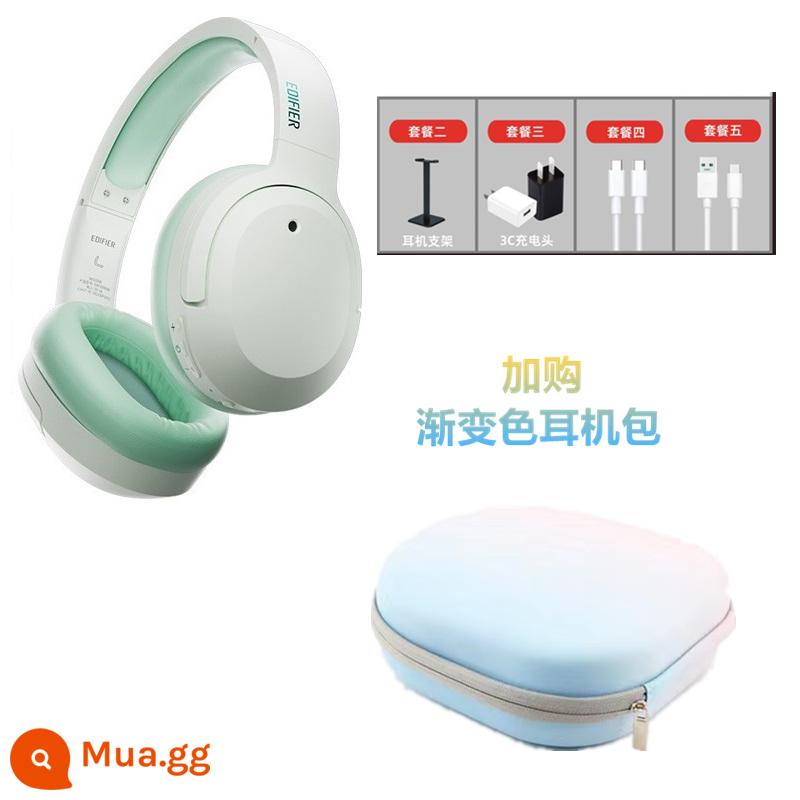 EDIFIER/Edifier W820NB đôi nhãn vàng giảm tiếng ồn chủ động Tai nghe Bluetooth Android Apple phổ thông - Liu Yaqing + Túi đựng tai nghe màu gradient