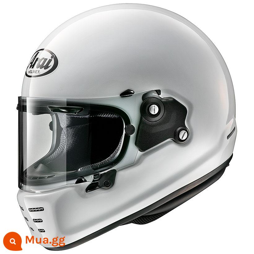 ARAI RAPIDE-NEO Retro Hành Trình Harley Latte Giá Rẻ Leo Đầu Máy Đầu Máy Full Mũ Bảo Hiểm Mũ Bảo Hiểm - Trắng