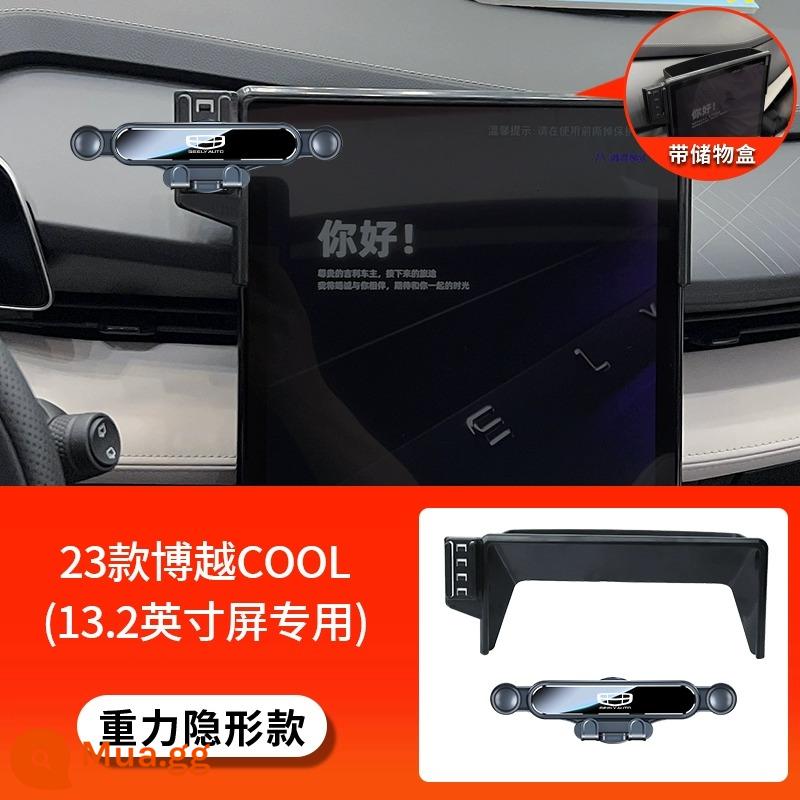 Thích hợp cho Geely Boyue L thế hệ thứ tư Emgrand S Xingrui Panda MINI giá đỡ điện thoại di động trên ô tô đặc biệt MÁT MẺ - [Mẫu tàng hình trọng lực] 23 Boyue COOL (màn hình 13,2 inch)