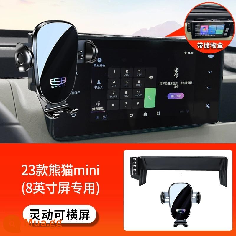 Thích hợp cho Geely Boyue L thế hệ thứ tư Emgrand S Xingrui Panda MINI giá đỡ điện thoại di động trên ô tô đặc biệt MÁT MẺ - [Màn hình thông minh và nằm ngang] 23 mẫu Panda mini (chỉ dành cho màn hình 8 inch)