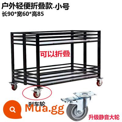 Siêu thị khuyến mại đổ xe đua cửa hàng quần áo gấp khuyến mại kệ phao giá đặc biệt xe phao khuyến mại xe trưng bày - Màu xanh đậm ngoài trời màu đen kích thước nhỏ