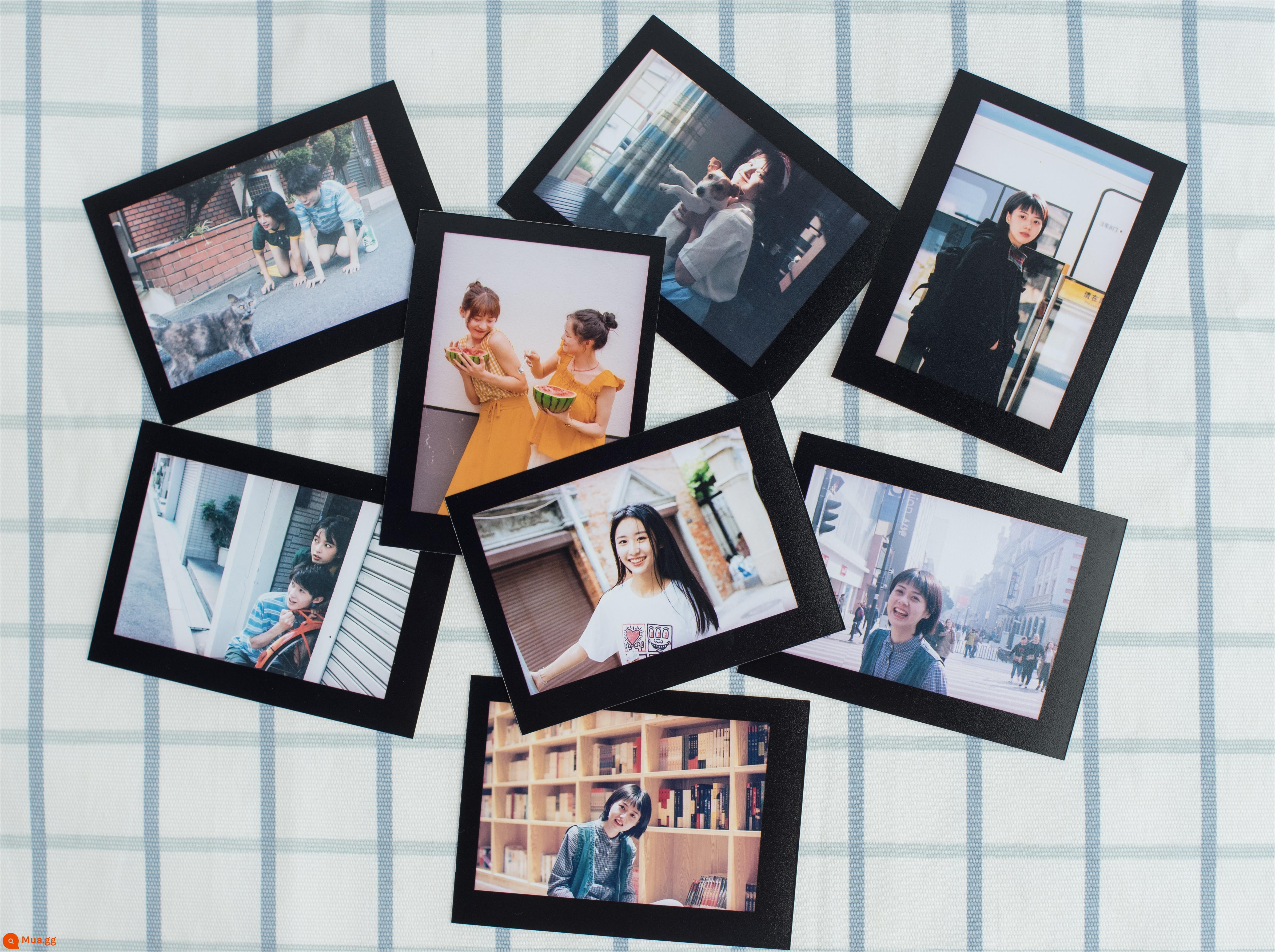 Rửa ảnh miễn phí vận chuyển Polaroid hiệu ứng rửa ảnh in ấn điện thoại di động ảnh rửa ảnh sấy phong cách in ấn - 20 tấm ảnh Polaroid màu đen ngầu.