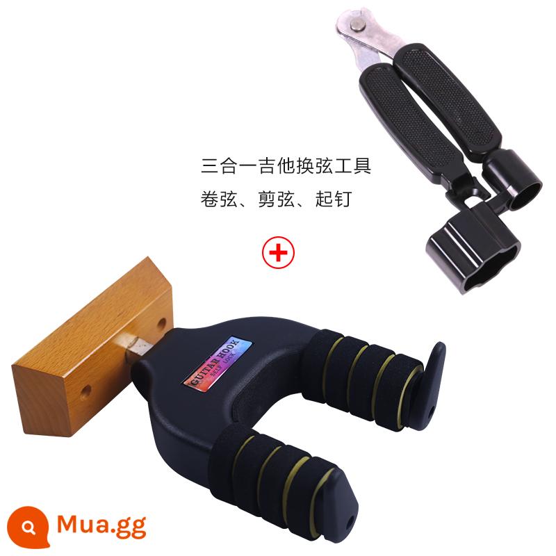 Đàn Guitar Móc Treo Tường Điện Gỗ Đàn Guitar Khóa Tự Động Móc Treo Đàn Piano Treo Tường Nhà Vị Trí Cố Định Chân Đế - Hook + dụng cụ thay dây 3 trong 1