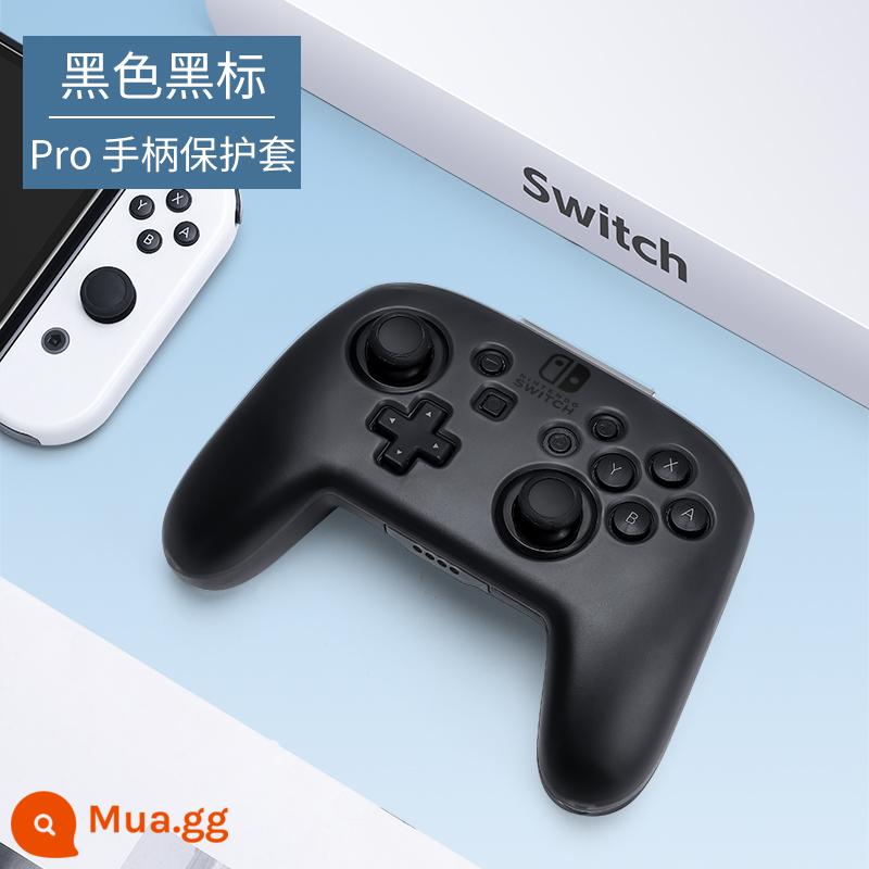 Vỏ bảo vệ tay cầm Nintendo Switch Pro chính hãng, thân thiện với da, vỏ cứng switchpro nspro, vỏ bảo vệ trong suốt bằng silicone ns, túi lưu trữ trò chơi, hộp, túi phụ kiện, vỏ silicon, mờ - Vỏ bảo vệ tay cầm Switch pro [đen]