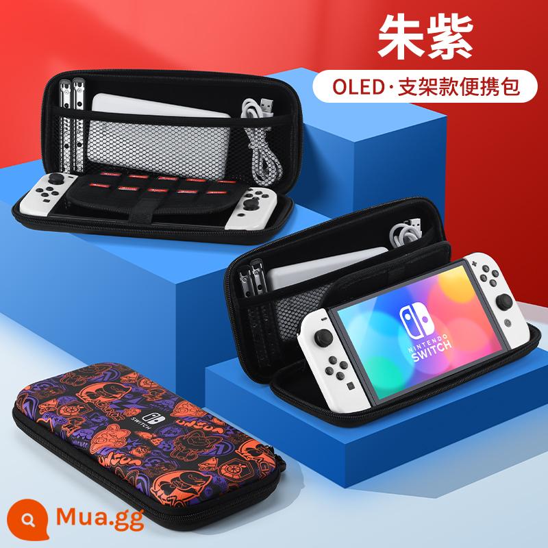 Túi đựng Nintendo Switch Túi bảo vệ Mario ns máy chơi game oled xách tay dung lượng lớn hộp vỏ cứng hộp cassette switcholed siwch tay cầm vỏ tay trọn bộ phụ kiện - Hộp đựng cứng Oled [Pokémon Vermillion] đi kèm phim + nắp