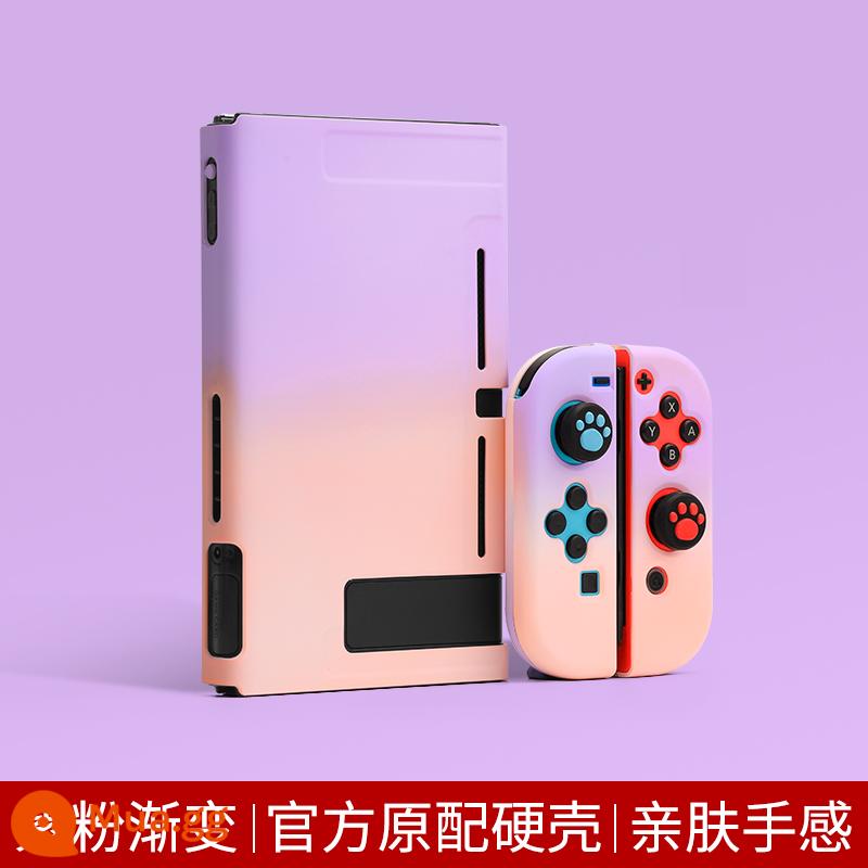 Vỏ bảo vệ Nintendo Switch Lite Vỏ mờ bao gồm tất cả Vỏ màu nsl Vỏ cứng trong suốt Vỏ silicon Switcholed ns Vỏ silicon mềm siêu mỏng Vỏ switchlite Phụ kiện oled - chuyển đổi màu tím hồng gradient ☆ vỏ cứng thân thiện với da √ màng + nắp miễn phí