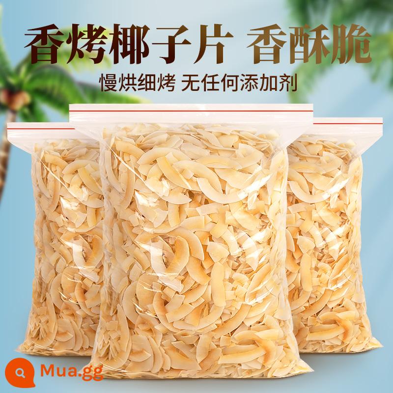 Cơm dừa nướng 500g cơm dừa dừa khô bào vụn đặc sản Hải Nam dừa góc giòn không đường không thương mại ăn vặt - Mua 1 tặng 1: 500g dừa nạo tặng 500g (tổng cộng 1kg)