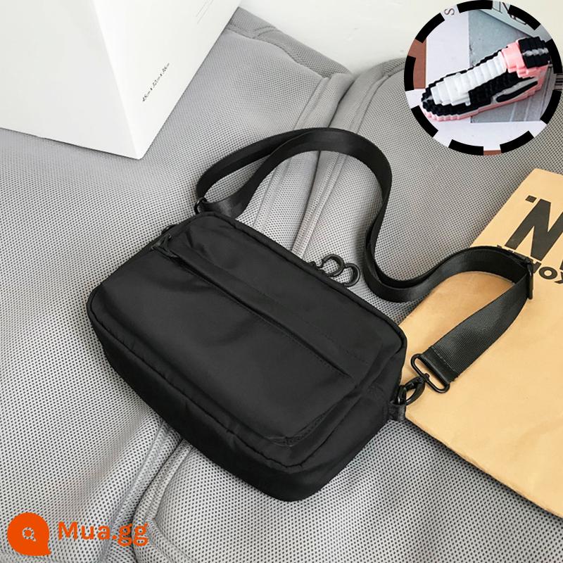 Túi satchel túi đeo chéo thông thường cho nam túi đeo vai ins thương hiệu hợp thời trang túi treo học sinh túi nhỏ xu hướng đường phố túi xách Nhật Bản - giày thời trang màu hồng đen